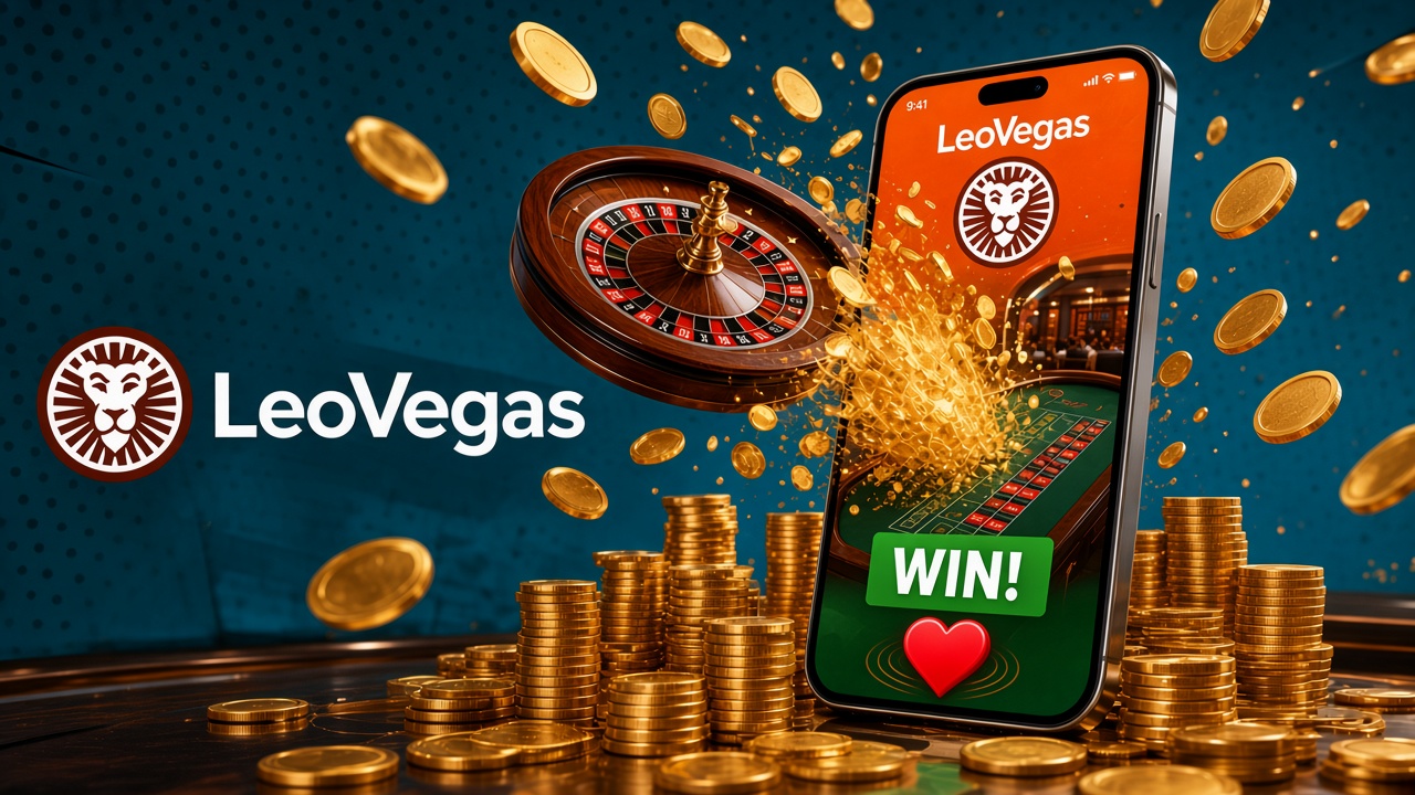 LeoVegas app with a like